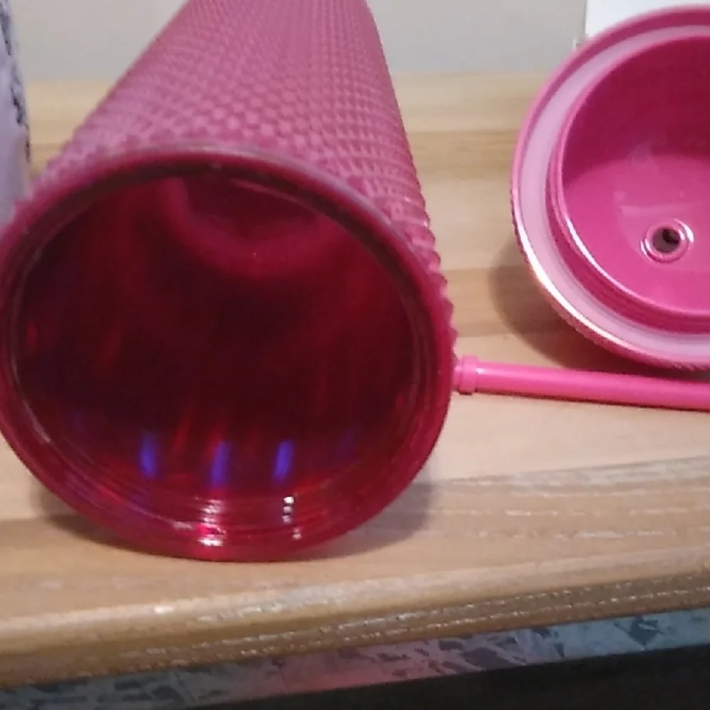 Starbucks 24 oz. Pink Studded Dome Tumbler Venti Cold Cup